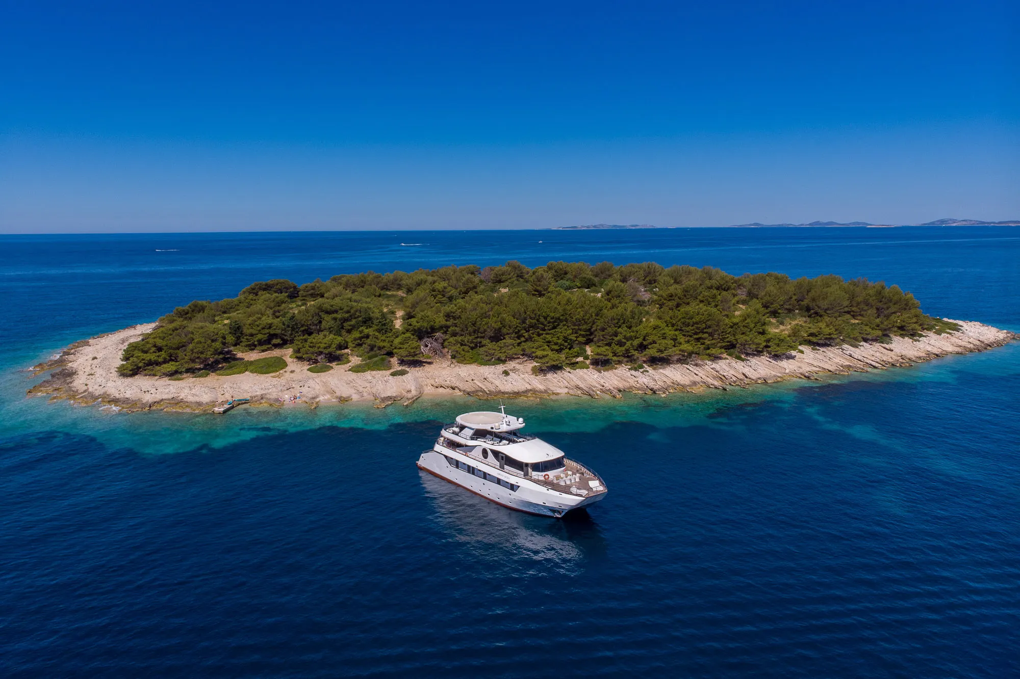 Anchored at deserted island